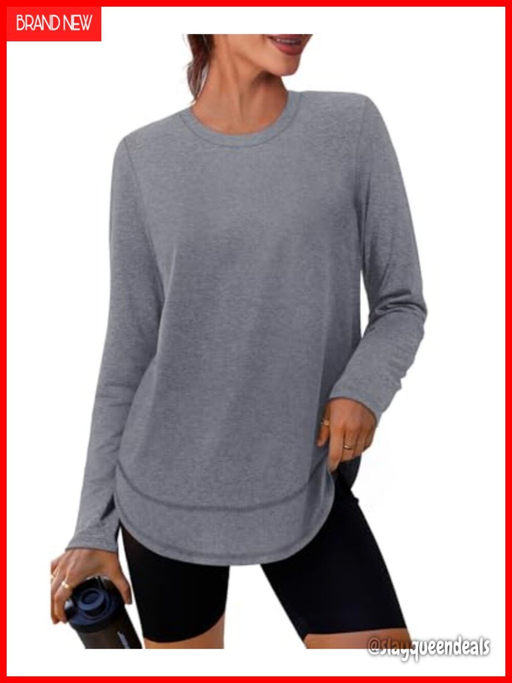 Women's Workout Top Long Sleeve UPF 50+ Quick Dry Active Shirt